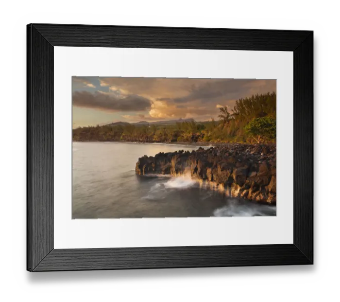 Framed Print : Landscape of Pointe de Langevin, Reunion Island Framed Print : Landscape of Pointe de Langevin, Reunion Island