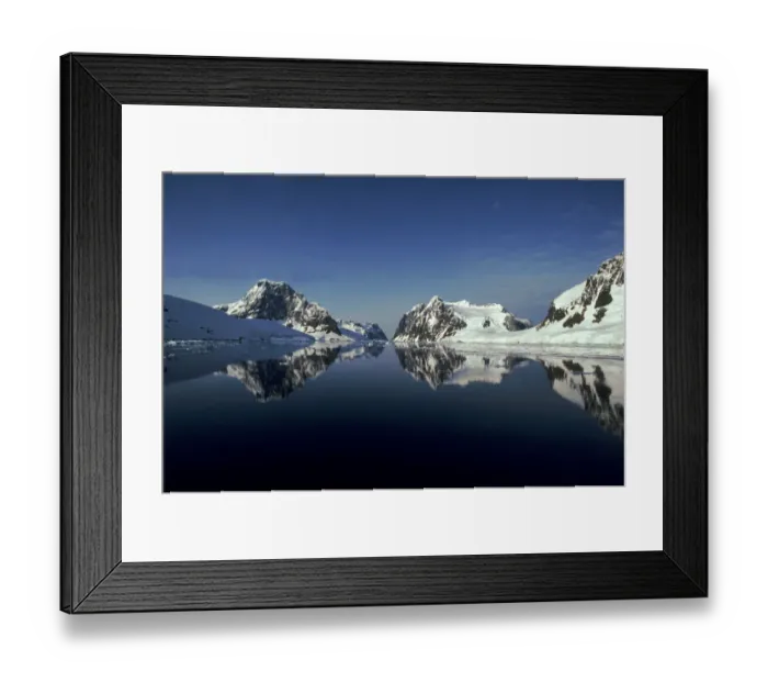Framed Print : Reflection of Lemaire Channel, Antarctica Framed Print : Reflection of Lemaire Channel, Antarctica