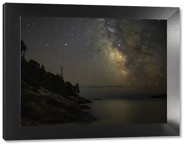 The Milky Way over Sand Beach, Acadia National Park, Maine, USA. July, 2020