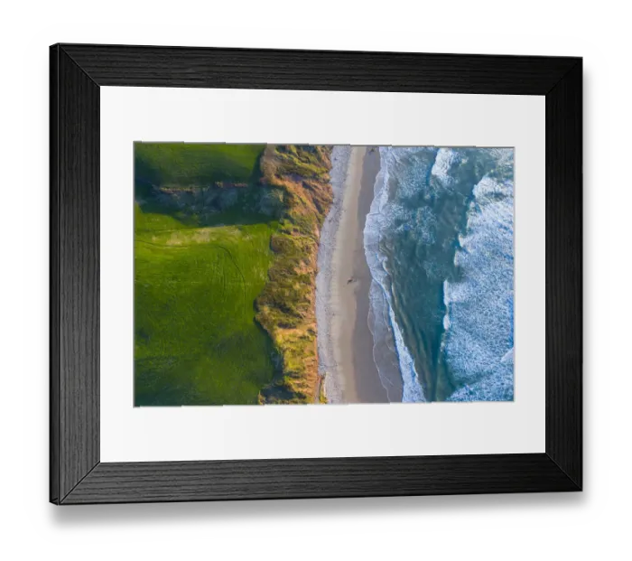 Framed Print : Aerial view of the sea at Oyambre Natural Park, San Vicente de la Barquera, Cantabrian Sea, Cantabria, Spain. February 2020 Framed Print : Aerial view of the sea at Oyambre Natural Park, San Vicente de la Barquera, Cantabrian Sea, Cantabria, Spain. February 2020