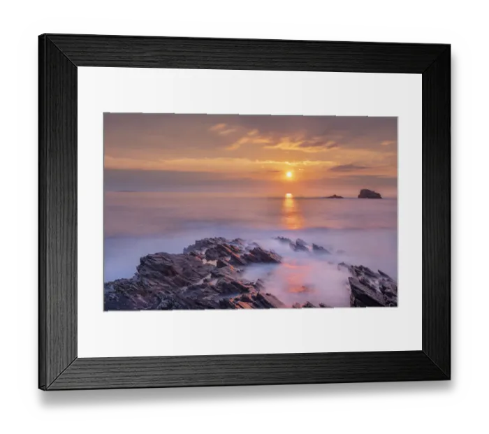 Framed Print : View of Rosguill Peninsula at sunset, County Donegal, Ireland, Atlantic Ocean. May, 2021 Framed Print : View of Rosguill Peninsula at sunset, County Donegal, Ireland, Atlantic Ocean. May, 2021