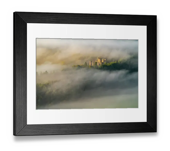 Framed Print : Aerial view of Lennox Castle engulfed in fog during a morning inversion, Lennoxtown, East Dunbartonshire, Scotland. October, 2020 Framed Print : Aerial view of Lennox Castle engulfed in fog during a morning inversion, Lennoxtown, East Dunbartonshire, Scotland. October, 2020