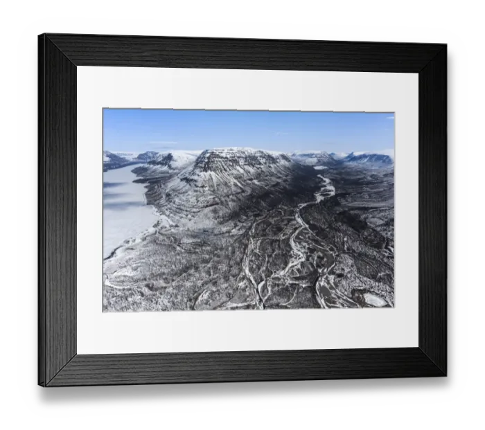 Framed Print : Frozen lake and snow covered plateau, Putoransky State Nature Reserve, Putorana Plateau, Siberia, Russia. May, 2021 Framed Print : Frozen lake and snow covered plateau, Putoransky State Nature Reserve, Putorana Plateau, Siberia, Russia. May, 2021