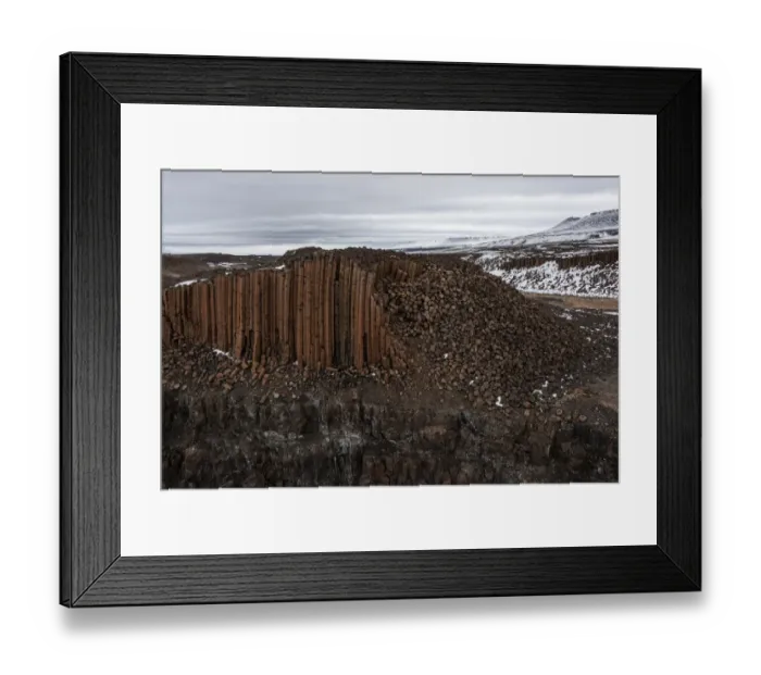 Framed Print : Towering basalt columns on clifftop, Putoransky State Nature Reserve, Putorana Plateau, Siberia, Russia. May, 2021 Framed Print : Towering basalt columns on clifftop, Putoransky State Nature Reserve, Putorana Plateau, Siberia, Russia. May, 2021
