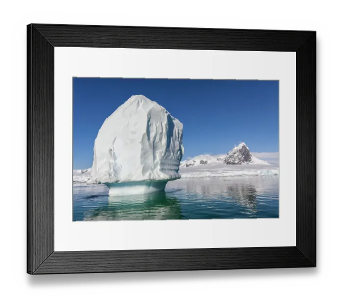 Framed Print : Mushroom shaped iceberg, Prospect Point, Antarctic Peninsula, Antarctica, Southern Ocean Framed Print : Mushroom shaped iceberg, Prospect Point, Antarctic Peninsula, Antarctica, Southern Ocean