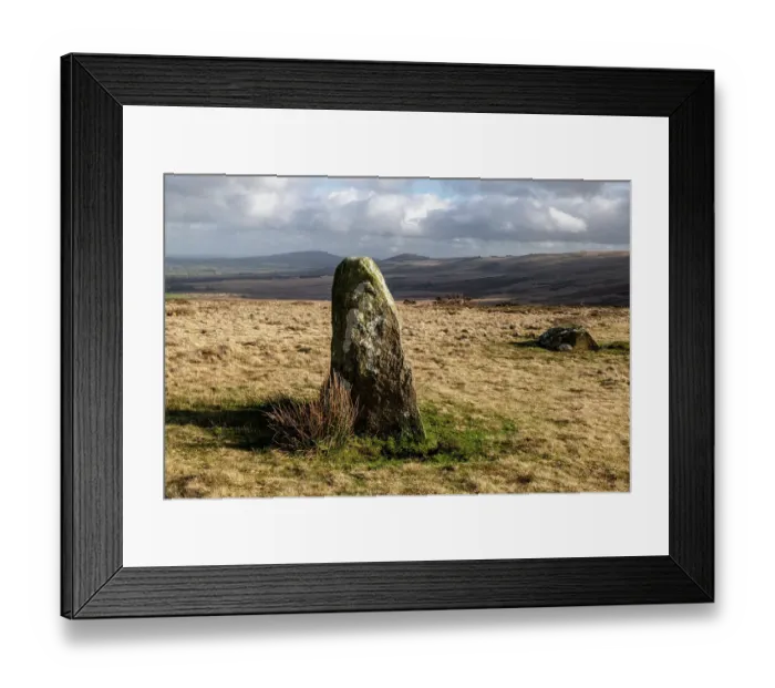 Framed Print : Waun Mawn built c. 3400-3200 BC, featuring one of 4 remaining Neolithic standing stones belonging to the lost stone circle which was moved and reassembled at Stonehenge, Preseli Hills, Pembrokeshire, Wales, UK Framed Print : Waun Mawn built c. 3400-3200 BC, featuring one of 4 remaining Neolithic standing stones belonging to the lost stone circle which was moved and reassembled at Stonehenge, Preseli Hills, Pembrokeshire, Wales, UK