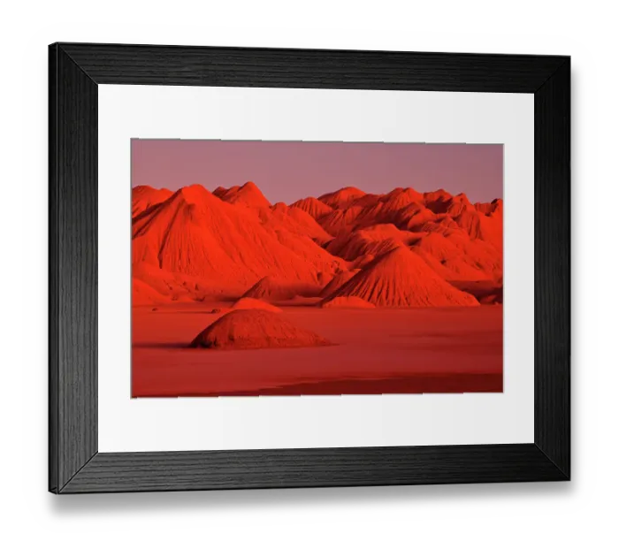 Framed Print : Vivid sunset over mountains at Valle de la Luna near Cusi Cusi village, Jujuy, Argentina. October, 2022 Framed Print : Vivid sunset over mountains at Valle de la Luna near Cusi Cusi village, Jujuy, Argentina. October, 2022