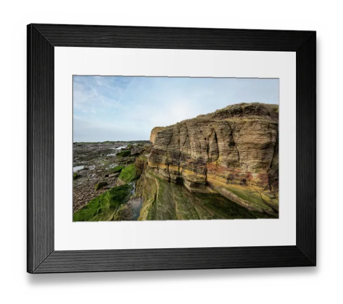 Framed Print : Outcrop of Triassic age, Sherwood Sandstone on Hilbre Island, the sandstone displays fluvial cross-bedding due to deposition in a river, off West Kirby, Wirral, UK. January, 2021 Framed Print : Outcrop of Triassic age, Sherwood Sandstone on Hilbre Island, the sandstone displays fluvial cross-bedding due to deposition in a river, off West Kirby, Wirral, UK. January, 2021