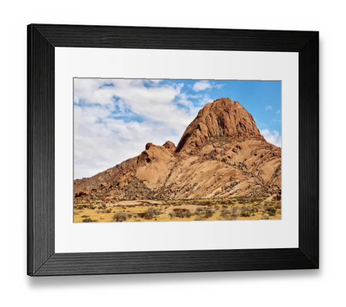 Framed Print : Gross Spitzkoppe Peak, a granite inselberg, Spitzkoppe mountain range, Namibia Framed Print : Gross Spitzkoppe Peak, a granite inselberg, Spitzkoppe mountain range, Namibia