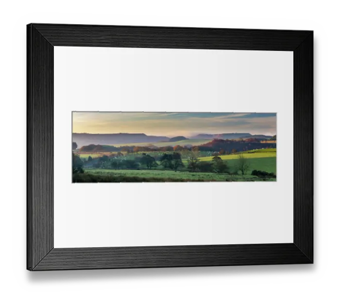 Framed Print : Grazing sheep and rural landscape in early morning light, Harwood Dale, North Yorkshire, England, UK. November, 2021 Framed Print : Grazing sheep and rural landscape in early morning light, Harwood Dale, North Yorkshire, England, UK. November, 2021