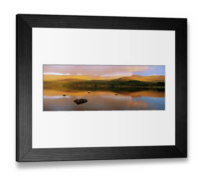 Framed Print : Loch Morlich in evening light, Cairngorms National Park, Scotland Framed Print : Loch Morlich in evening light, Cairngorms National Park, Scotland