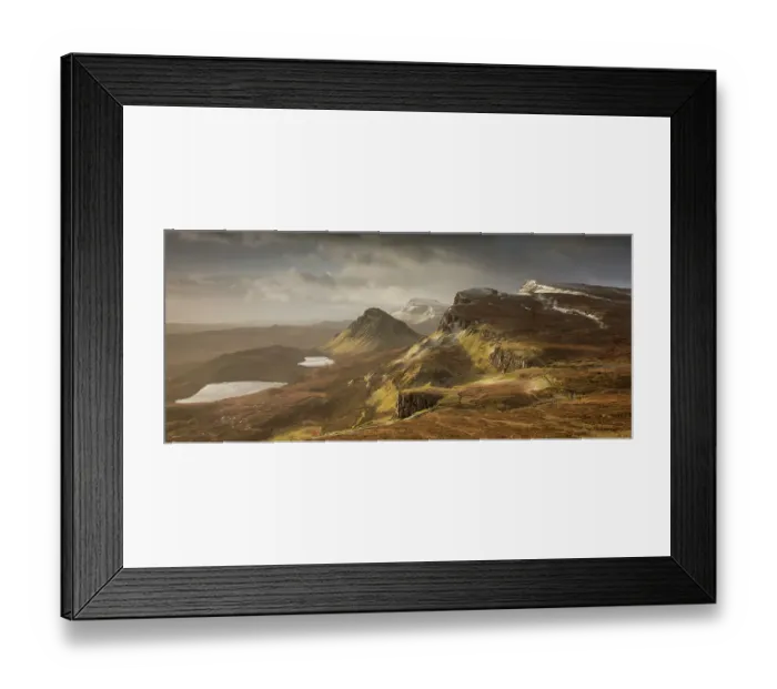 Framed Print : Morning light at The Quiraing, Trotternish Ridge, Isle of Skye, Scotland, UK, March 2014 Framed Print : Morning light at The Quiraing, Trotternish Ridge, Isle of Skye, Scotland, UK, March 2014