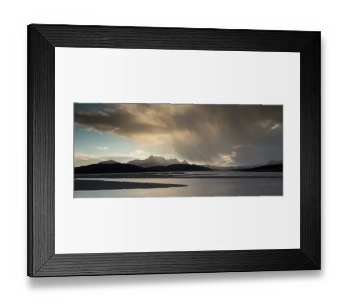 Framed Print : Ben Loyal from Kyle of Tongue in stormy light, Sutherland, Scotland, UK, December 2014 Framed Print : Ben Loyal from Kyle of Tongue in stormy light, Sutherland, Scotland, UK, December 2014