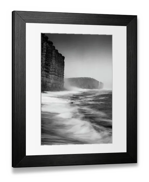 Framed Print : West Bay on a murky winter morning, Jurassic Coast, Dorset, England, UK. December 2020 Framed Print : West Bay on a murky winter morning, Jurassic Coast, Dorset, England, UK. December 2020