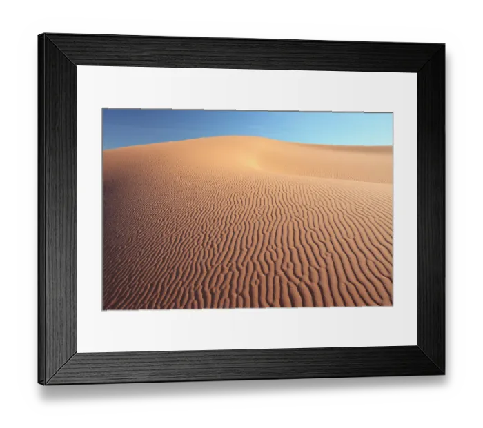 Framed Print : Dunes, Erg Chebbi desert, Morocco, March 2009 Framed Print : Dunes, Erg Chebbi desert, Morocco, March 2009