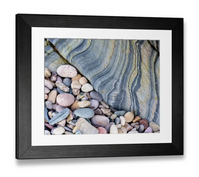 Framed Print : RF - Slate and pebbles, near Kintra, Islay, Argyll, Scotland, UK. November.(This image may be licensed either as rights managed or royalty free.) Framed Print : RF - Slate and pebbles, near Kintra, Islay, Argyll, Scotland, UK. November.(This image may be licensed either as rights managed or royalty free.)
