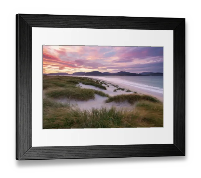 Framed Print : Luskentyre beach / sands, marram grasses and early morning sunlight, Isle of Harris, Outer Hebrides, Scotland, UK. October 2018 Framed Print : Luskentyre beach / sands, marram grasses and early morning sunlight, Isle of Harris, Outer Hebrides, Scotland, UK. October 2018