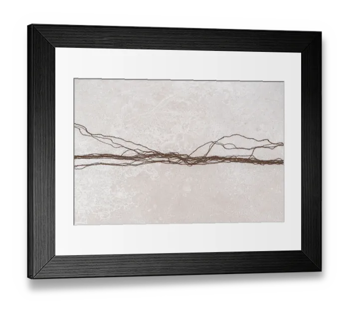Framed Print : Aerial view of cattle tracks in a salt pan, Anna Creek Station, South Australia. March, 2022 Framed Print : Aerial view of cattle tracks in a salt pan, Anna Creek Station, South Australia. March, 2022