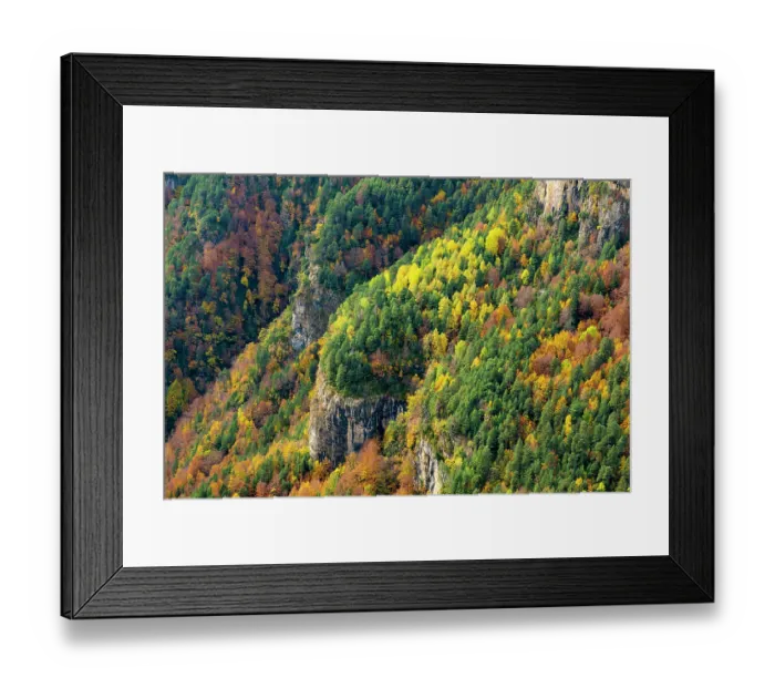 Framed Print : Escuain Canyon, autumn, Ordesa National Park Framed Print : Escuain Canyon, autumn, Ordesa National Park