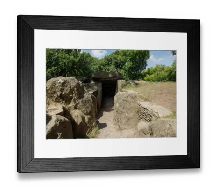 Framed Print : Passage to Waylands Smithy, Neolithic chambered long barrow, built from Sarsen stones and constructed about 3600 BC, Berkshire Down, Oxfordshire, England, UK. August, 2022 Framed Print : Passage to Waylands Smithy, Neolithic chambered long barrow, built from Sarsen stones and constructed about 3600 BC, Berkshire Down, Oxfordshire, England, UK. August, 2022