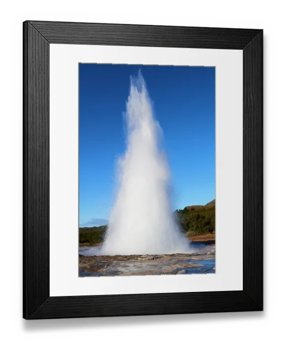 Framed Print : Strokkur Geyser erupting, Geysir, Selfoss, Iceland. September, 2023 Framed Print : Strokkur Geyser erupting, Geysir, Selfoss, Iceland. September, 2023