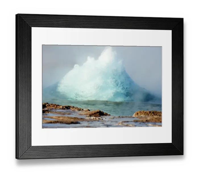 Framed Print : Strokkur Geyser erupting. Air bubbles bloat the expanding top of the Geyser just before it erupts. This geyser erupts every 4 to 8 minutes. Geysir, Selfoss, Iceland Framed Print : Strokkur Geyser erupting. Air bubbles bloat the expanding top of the Geyser just before it erupts. This geyser erupts every 4 to 8 minutes. Geysir, Selfoss, Iceland