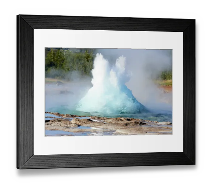 Framed Print : Strokkur Geyser erupting. Air bubbles bloat the expanding top of the Geyser just before it erupts. This geyser erupts every 4 to 8 minutes. Geysir, Selfoss, Iceland Framed Print : Strokkur Geyser erupting. Air bubbles bloat the expanding top of the Geyser just before it erupts. This geyser erupts every 4 to 8 minutes. Geysir, Selfoss, Iceland