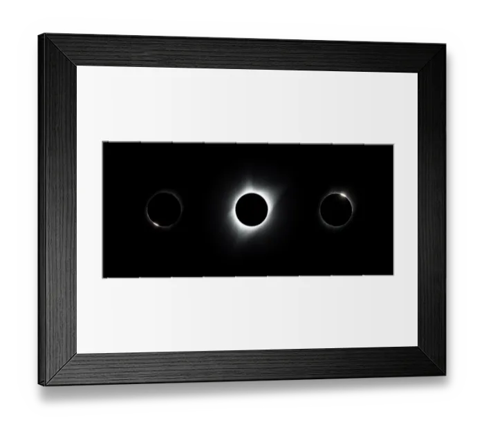 Framed Print : Total eclipse of the sun, viewed from near the center of the path of totality, near Rexburg, Idaho, USA Framed Print : Total eclipse of the sun, viewed from near the center of the path of totality, near Rexburg, Idaho, USA