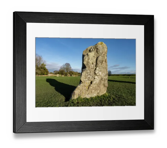 Framed Print : Standing stone in inner circle at Avebury Stone Circle and henge, dated to the Neolithic Period, Wiltshire, England, UK, January 2024. UNESCO World Heritage site Framed Print : Standing stone in inner circle at Avebury Stone Circle and henge, dated to the Neolithic Period, Wiltshire, England, UK, January 2024. UNESCO World Heritage site