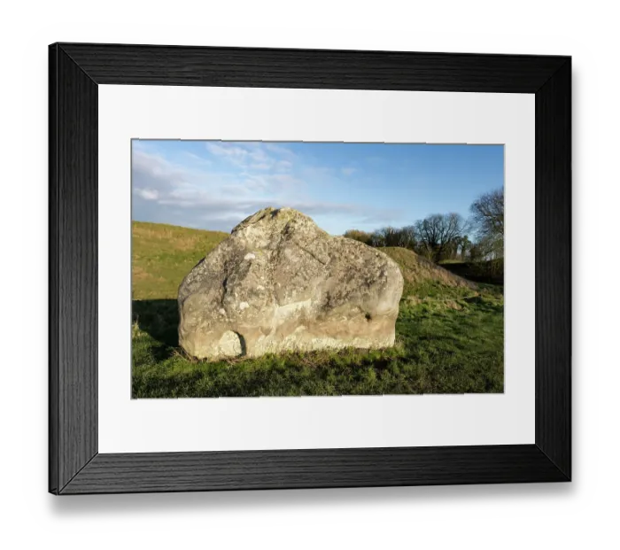 Framed Print : Standing stone in outer circle at Avebury Stone Circle and henge, dated to the Neolithic Period, Wiltshire, England, UK, January 2024. UNESCO World Heritage site Framed Print : Standing stone in outer circle at Avebury Stone Circle and henge, dated to the Neolithic Period, Wiltshire, England, UK, January 2024. UNESCO World Heritage site