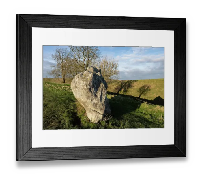 Framed Print : Standing stone in outer circle at Avebury Stone Circle and henge, dated to the Neolithic Period, Wiltshire, England, UK, January 2024. UNESCO World Heritage site Framed Print : Standing stone in outer circle at Avebury Stone Circle and henge, dated to the Neolithic Period, Wiltshire, England, UK, January 2024. UNESCO World Heritage site
