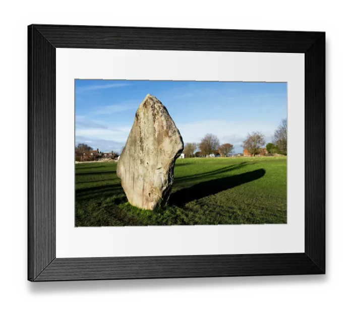 Framed Print : Standing stone in outer circle at Avebury Stone Circle and henge, dated to the Neolithic Period, Wiltshire, England, UK, January 2024. UNESCO World Heritage site Framed Print : Standing stone in outer circle at Avebury Stone Circle and henge, dated to the Neolithic Period, Wiltshire, England, UK, January 2024. UNESCO World Heritage site