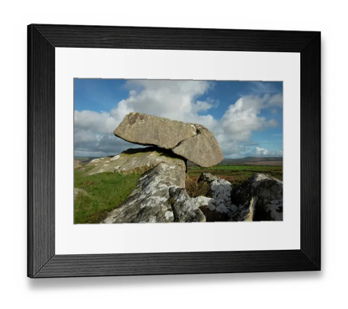 Framed Print : A perched boulder called the Nodding Dog on Carnedd Meibion Owen Tor, Coed Ty Canol National Nature Reserve, Pembrokeshire Coast National Park, Wales, UK. November, 2023 Framed Print : A perched boulder called the Nodding Dog on Carnedd Meibion Owen Tor, Coed Ty Canol National Nature Reserve, Pembrokeshire Coast National Park, Wales, UK. November, 2023