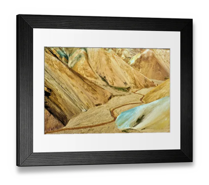 Framed Print : Rhyolite mountains, Landmannalaugar volcanic massif, Fjallabak Nature Reserve, Iceland. September, 2023 Framed Print : Rhyolite mountains, Landmannalaugar volcanic massif, Fjallabak Nature Reserve, Iceland. September, 2023