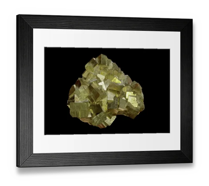 Framed Print : 'Fools gold' - Pyrite, Iron sulfide, FeS2, Peru Framed Print : 'Fools gold' - Pyrite, Iron sulfide, FeS2, Peru