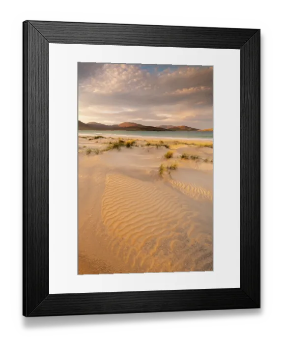 Framed Print : Luskentyre beach at dawn, Isle of Harris, Outer Hebrides, Scotland, UK. October, 2018 Framed Print : Luskentyre beach at dawn, Isle of Harris, Outer Hebrides, Scotland, UK. October, 2018