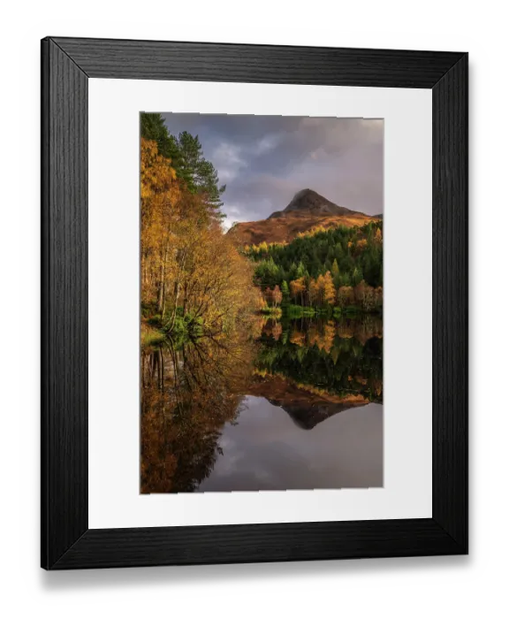 Framed Print : Autumnal woodland surrounding Glencoe Lochan, Glencoe, Scotland, UK. November, 2023 Framed Print : Autumnal woodland surrounding Glencoe Lochan, Glencoe, Scotland, UK. November, 2023