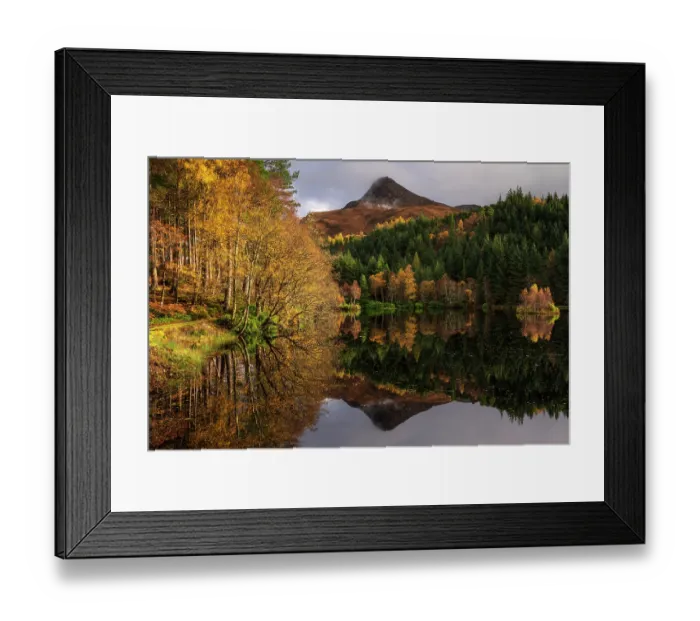 Framed Print : Autumnal woodland surrounding Glencoe Lochan, Glencoe, Scotland, UK. November, 2023 Framed Print : Autumnal woodland surrounding Glencoe Lochan, Glencoe, Scotland, UK. November, 2023