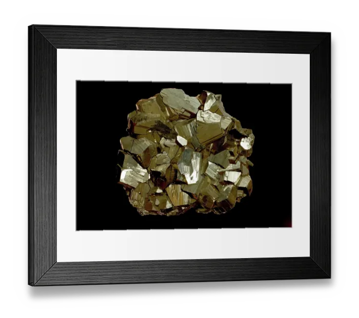 Framed Print : 'Fools gold' - Pyrite, iron sulfide, FeS2, Leonard mine, Butte, Montana, USA Framed Print : 'Fools gold' - Pyrite, iron sulfide, FeS2, Leonard mine, Butte, Montana, USA