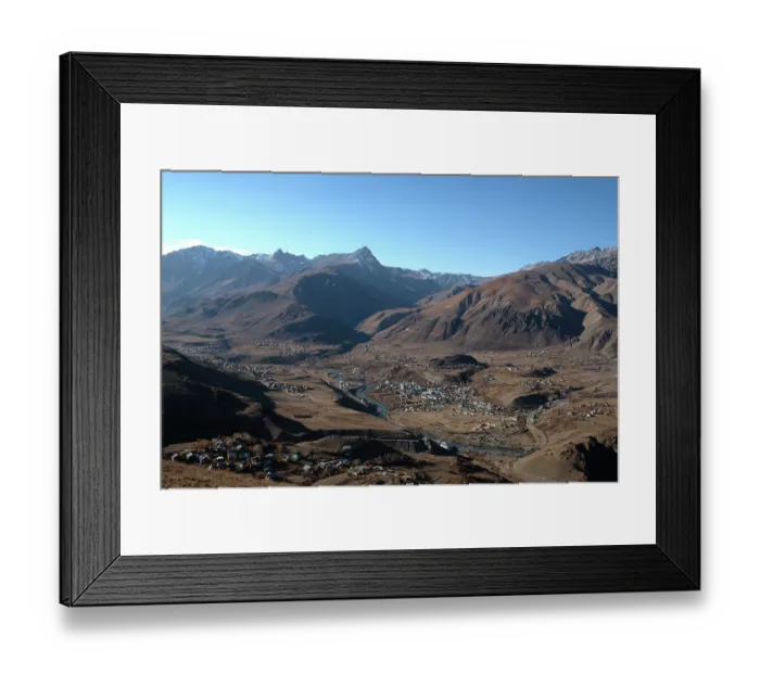 Framed Print : View of the Dras valley from Manman top, Dras, Kargil District, Ladakh, India. October, 2022 Framed Print : View of the Dras valley from Manman top, Dras, Kargil District, Ladakh, India. October, 2022