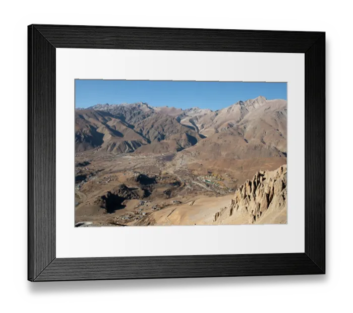 Framed Print : View of the Dras valley from Manman top, Dras, Kargil District, Ladakh, India. October, 2022 Framed Print : View of the Dras valley from Manman top, Dras, Kargil District, Ladakh, India. October, 2022