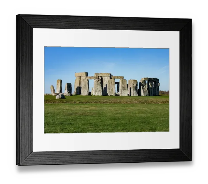 Framed Print : Stonehenge with bank and ditch enclosure viewed from the west, Neolithic Period, constructed between 3000 and 2200 BC, World Heritage Site, Wiltshire, England, UK. January, 2024 Framed Print : Stonehenge with bank and ditch enclosure viewed from the west, Neolithic Period, constructed between 3000 and 2200 BC, World Heritage Site, Wiltshire, England, UK. January, 2024