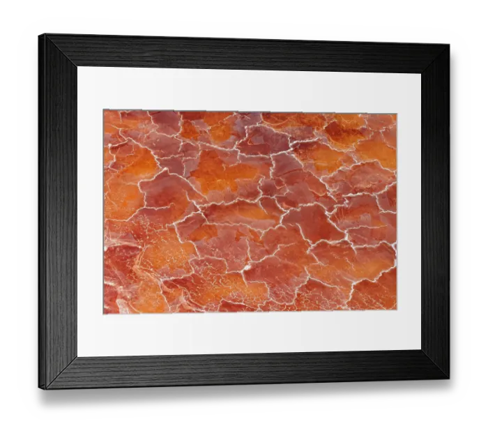 Framed Print : Aerial view of hypersaline soda lake, mineral formations sometimes generated by microorganisms, presence of large quantities of soda ash, Lake Magadi, Kenya. February, 2024 Framed Print : Aerial view of hypersaline soda lake, mineral formations sometimes generated by microorganisms, presence of large quantities of soda ash, Lake Magadi, Kenya. February, 2024