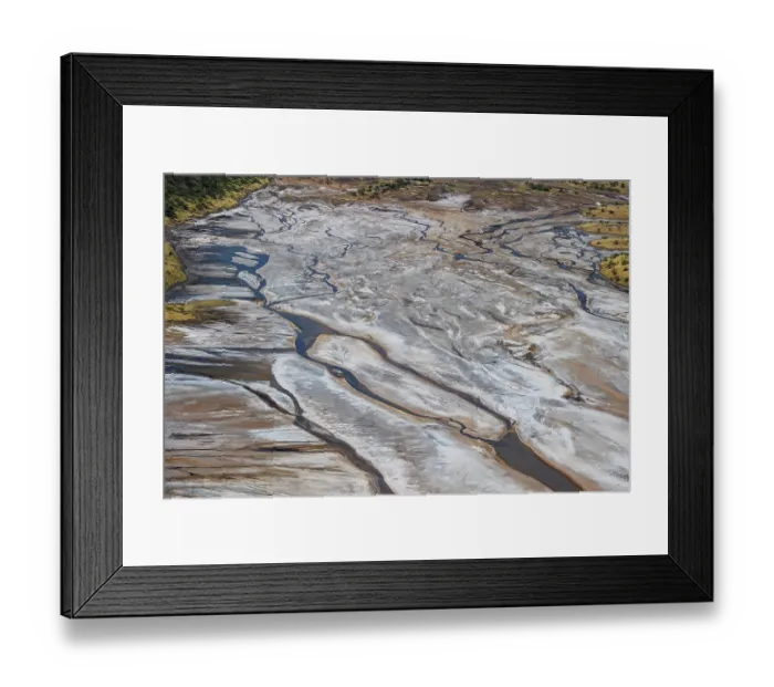 Framed Print : Aerial view of hypersaline soda lake, mineral formations sometimes generated by microorganisms, presence of large quantities of soda ash, Lake Magadi, Kenya. February, 2024 Framed Print : Aerial view of hypersaline soda lake, mineral formations sometimes generated by microorganisms, presence of large quantities of soda ash, Lake Magadi, Kenya. February, 2024