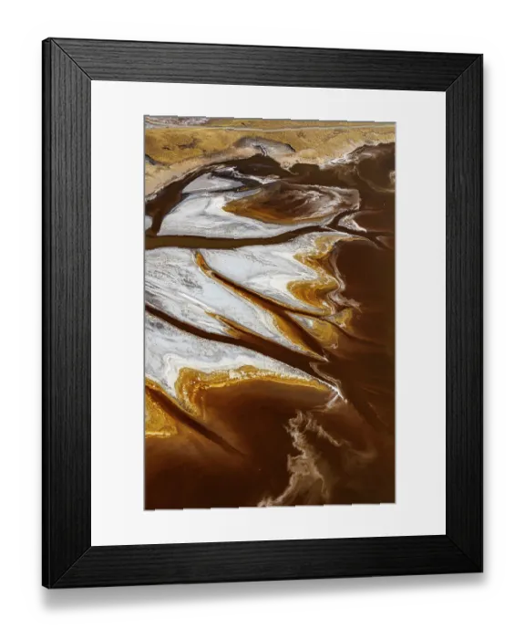 Framed Print : Aerial view of hypersaline soda lake, mineral formations sometimes generated by microorganisms, presence of large quantities of soda ash, Lake Magadi, Kenya. February, 2024 Framed Print : Aerial view of hypersaline soda lake, mineral formations sometimes generated by microorganisms, presence of large quantities of soda ash, Lake Magadi, Kenya. February, 2024