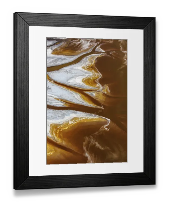 Framed Print : Aerial view of hypersaline soda lake, mineral formations sometimes generated by microorganisms, presence of large quantities of soda ash, Lake Magadi, Kenya. February, 2024 Framed Print : Aerial view of hypersaline soda lake, mineral formations sometimes generated by microorganisms, presence of large quantities of soda ash, Lake Magadi, Kenya. February, 2024