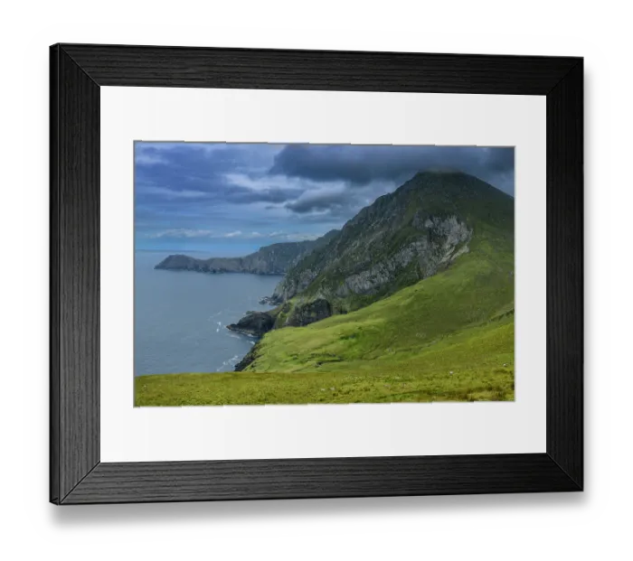 Framed Print : Achill Head cliffs on west peninsula, Achill Island, County Mayo, Republic of Ireland. June, 2019 Framed Print : Achill Head cliffs on west peninsula, Achill Island, County Mayo, Republic of Ireland. June, 2019