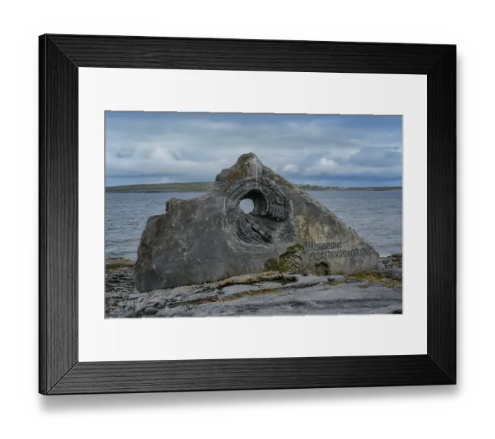 Framed Print : Shipwreck memorial on the coast, Inisheer, Aran Islands, County Galway, Republic of Ireland. June, 2019 Framed Print : Shipwreck memorial on the coast, Inisheer, Aran Islands, County Galway, Republic of Ireland. June, 2019