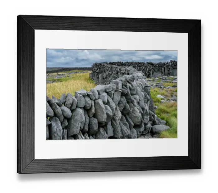 Framed Print : Drystone wall, Inisheer, Aran Islands, County Galway, Republic of Ireland. June, 2019 Framed Print : Drystone wall, Inisheer, Aran Islands, County Galway, Republic of Ireland. June, 2019