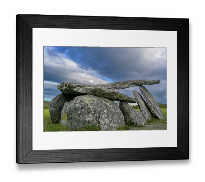 Framed Print : Altar Wedge Tomb, a megalithic dolmen from the Stone Age, County Cork, Republic of Ireland. June, 2022 Framed Print : Altar Wedge Tomb, a megalithic dolmen from the Stone Age, County Cork, Republic of Ireland. June, 2022